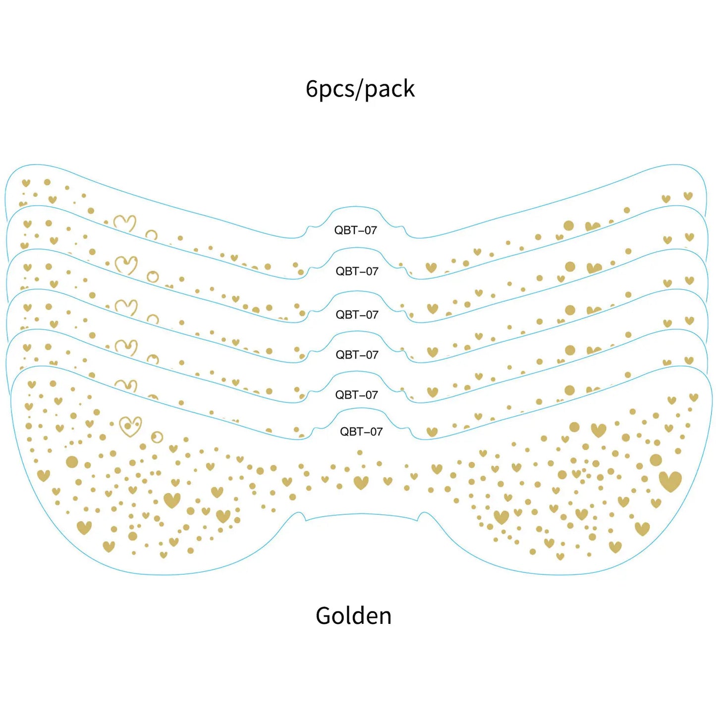 6Pcs Silver Glitter Fake Freckle Tattoo Stickers for Face Makeup Waterproof Gold Temporary Tattoos for Women Holiday Music Party