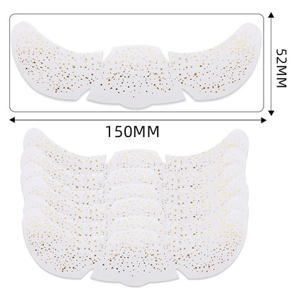 6Pcs Metallic Radiation Golden Silver Fake Freckles Temporary Tattoo Stickers Hot Stamping Freckles Makeup Patches Face Makeup