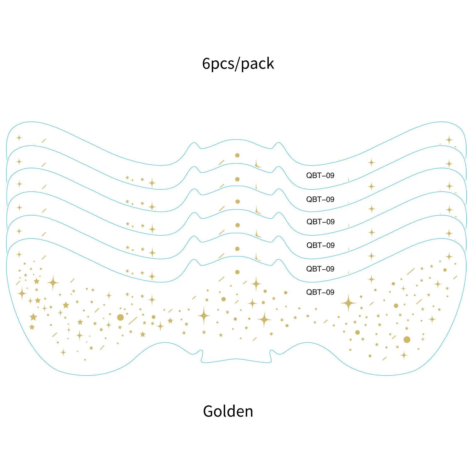 6Pcs Silver Glitter Fake Freckle Tattoo Stickers for Face Makeup Waterproof Gold Temporary Tattoos for Women Holiday Music Party