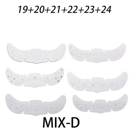6Pcs Metallic Radiation Golden Silver Fake Freckles Temporary Tattoo Stickers Hot Stamping Freckles Makeup Patches Face Makeup