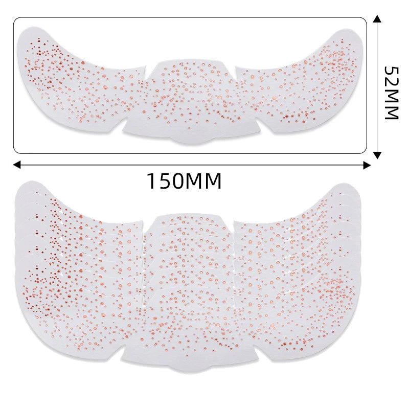 6Pcs Metallic Radiation Golden Silver Fake Freckles Temporary Tattoo Stickers Hot Stamping Freckles Makeup Patches Face Makeup