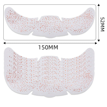 6Pcs Metallic Radiation Golden Silver Fake Freckles Temporary Tattoo Stickers Hot Stamping Freckles Makeup Patches Face Makeup