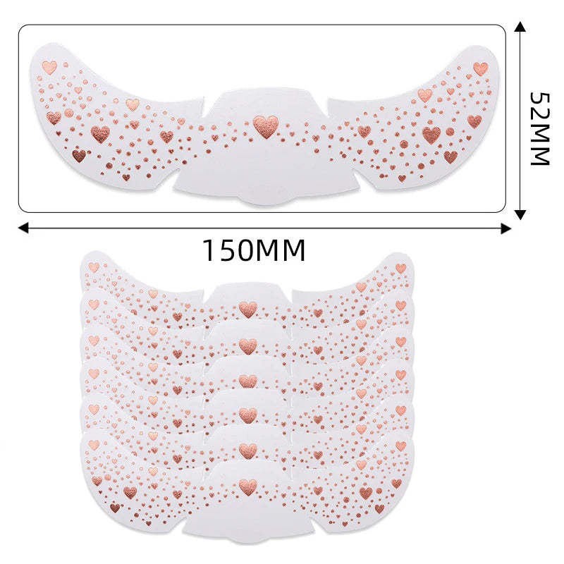 6Pcs Metallic Radiation Golden Silver Fake Freckles Temporary Tattoo Stickers Hot Stamping Freckles Makeup Patches Face Makeup