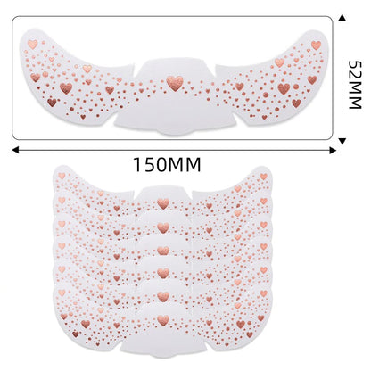 6Pcs Metallic Radiation Golden Silver Fake Freckles Temporary Tattoo Stickers Hot Stamping Freckles Makeup Patches Face Makeup