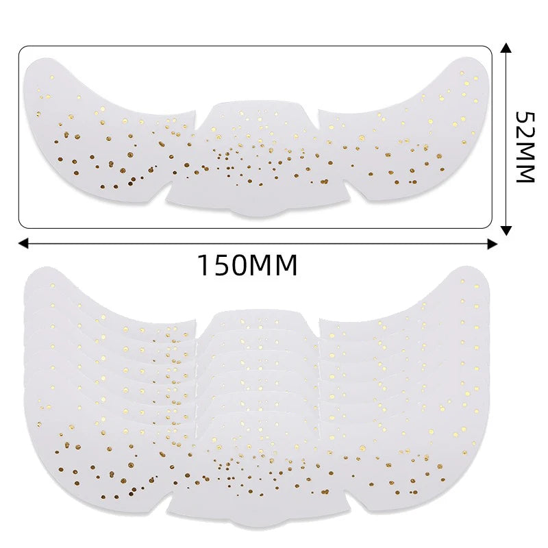 6Pcs Metallic Radiation Golden Silver Fake Freckles Temporary Tattoo Stickers Hot Stamping Freckles Makeup Patches Face Makeup