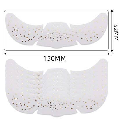 6Pcs Metallic Radiation Golden Silver Fake Freckles Temporary Tattoo Stickers Hot Stamping Freckles Makeup Patches Face Makeup