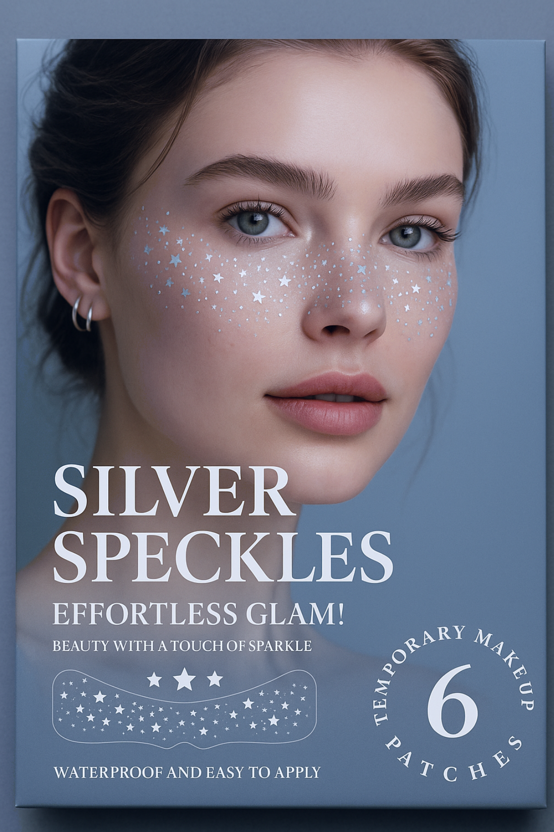6pcs Glitter Freckles Makeup Patches
