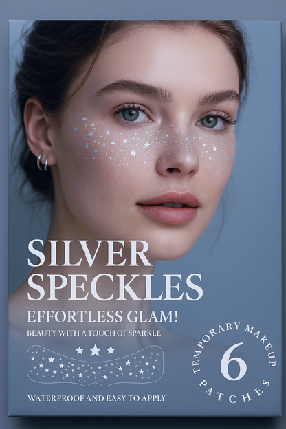 6pcs Glitter Freckles Makeup Patches