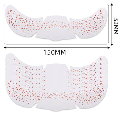 6Pcs Metallic Radiation Golden Silver Fake Freckles Temporary Tattoo Stickers Hot Stamping Freckles Makeup Patches Face Makeup