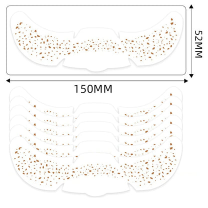 6Pcs Metallic Radiation Golden Silver Fake Freckles Temporary Tattoo Stickers Hot Stamping Freckles Makeup Patches Face Makeup