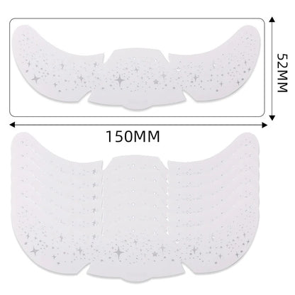 6Pcs Metallic Radiation Golden Silver Fake Freckles Temporary Tattoo Stickers Hot Stamping Freckles Makeup Patches Face Makeup