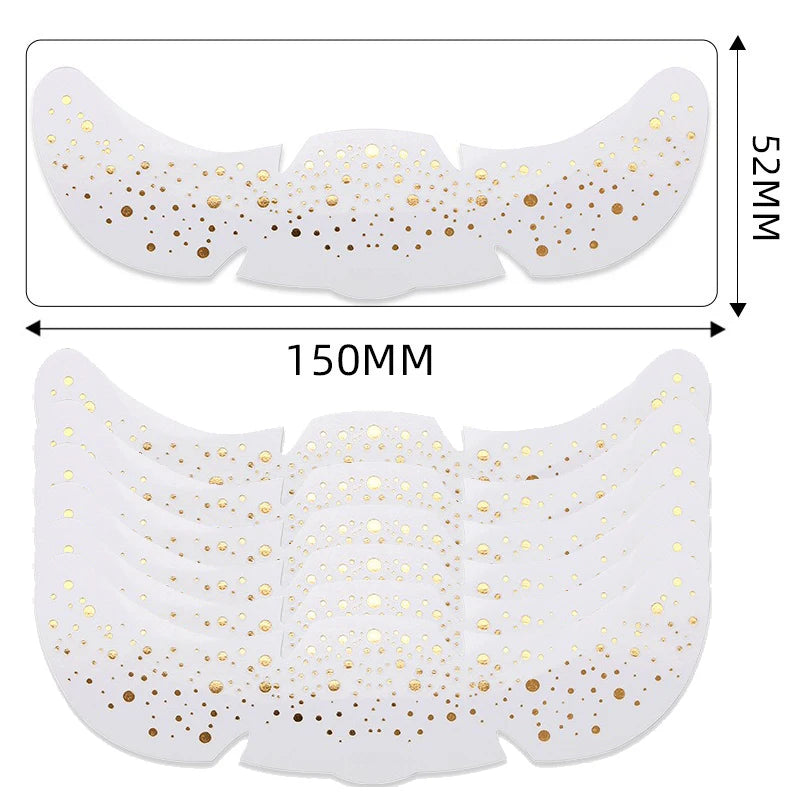 6Pcs Metallic Radiation Golden Silver Fake Freckles Temporary Tattoo Stickers Hot Stamping Freckles Makeup Patches Face Makeup