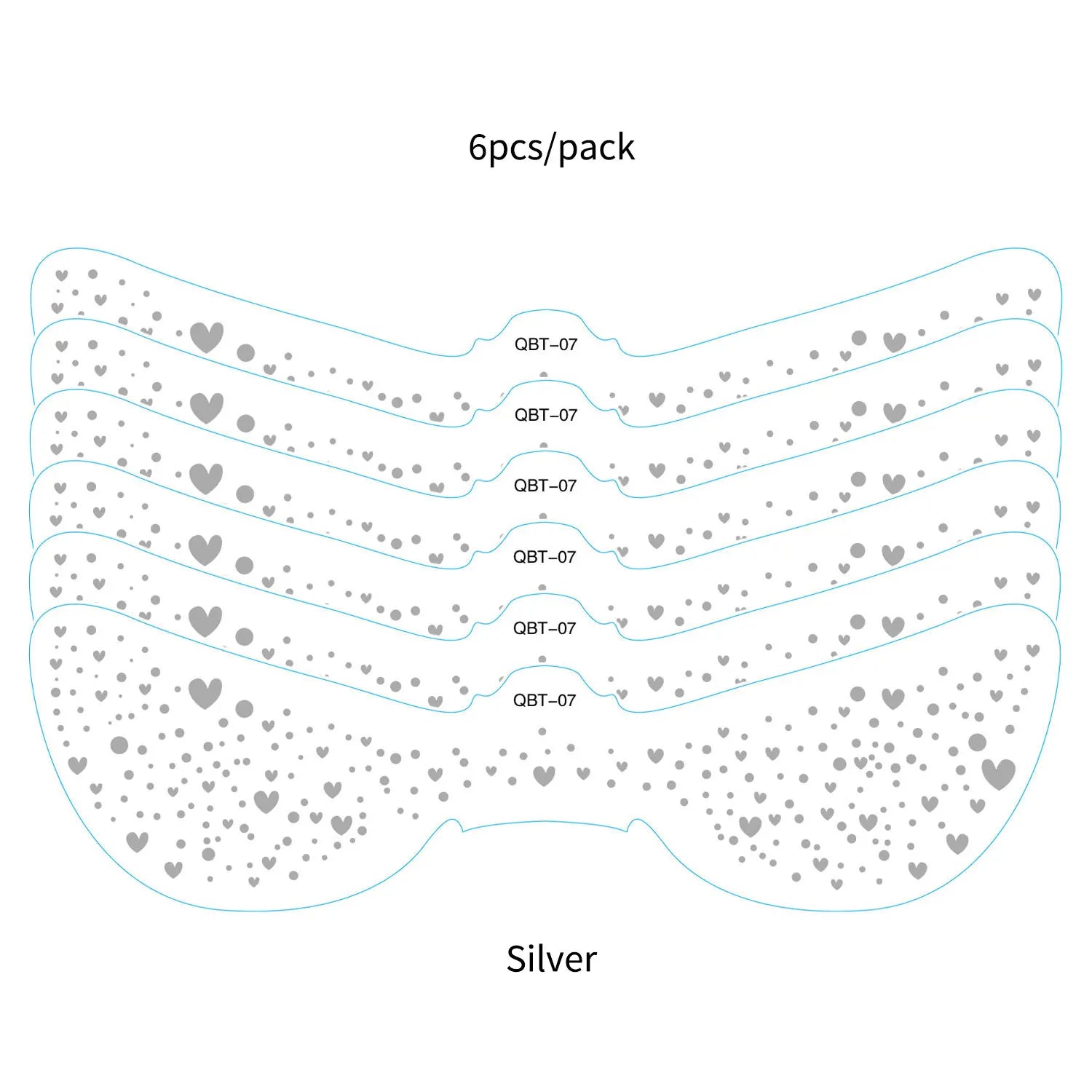 6Pcs Silver Glitter Fake Freckle Tattoo Stickers for Face Makeup Waterproof Gold Temporary Tattoos for Women Holiday Music Party