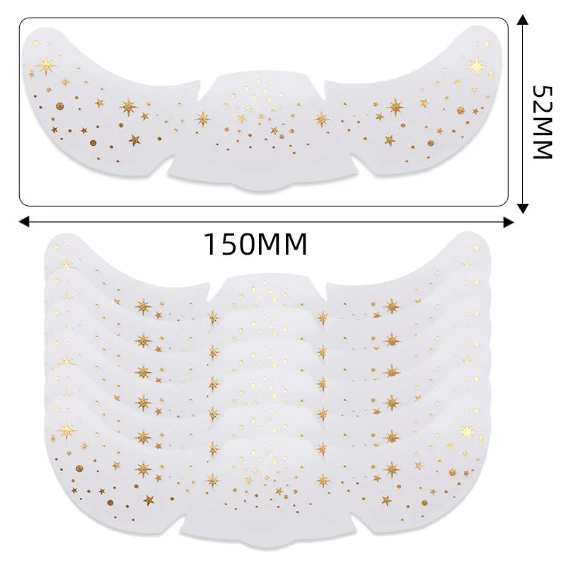 6Pcs Metallic Radiation Golden Silver Fake Freckles Temporary Tattoo Stickers Hot Stamping Freckles Makeup Patches Face Makeup